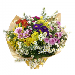 Meio Buquê de Flores Campestres