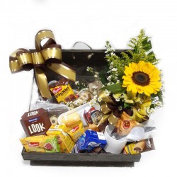 baú amor com girassol