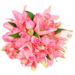 Buquê de Noiva lírio pink