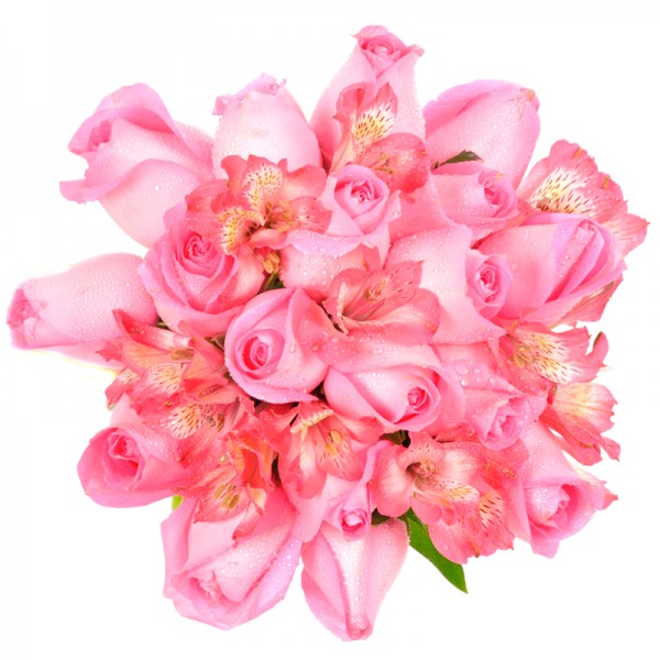 Buquê de Noiva Pink - 20 Rosas Buquê de Noiva Pink - 20 Rosas